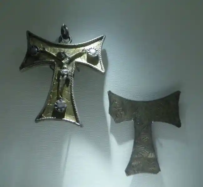 Crucifix in the shape of T